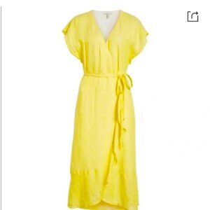 NWOT Joie Linen Wrap Dress - Size Medium